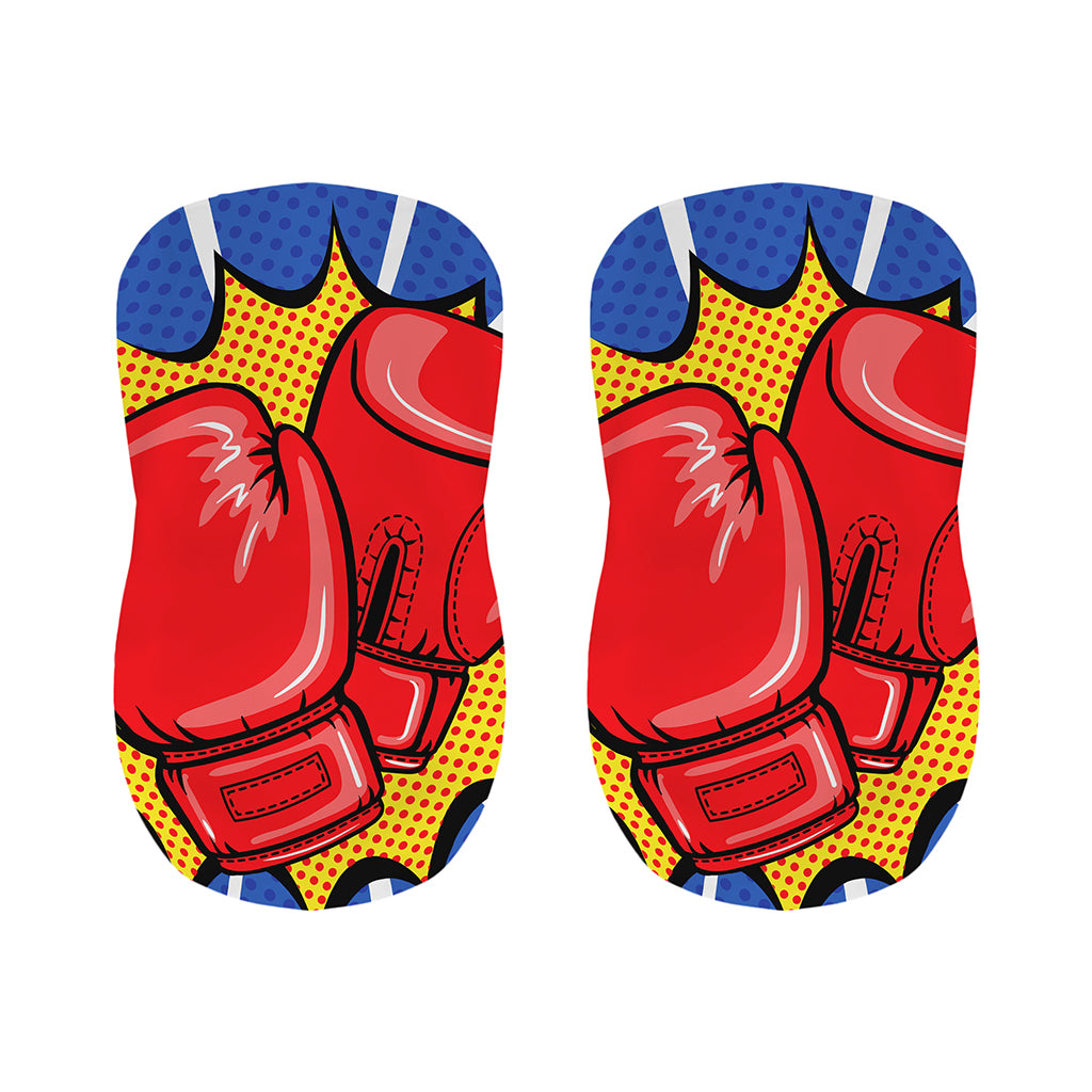 Pop Art Boxing Gloves Print Bar Stool Covers