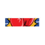 Pop Art Boxing Gloves Print Bed Runner