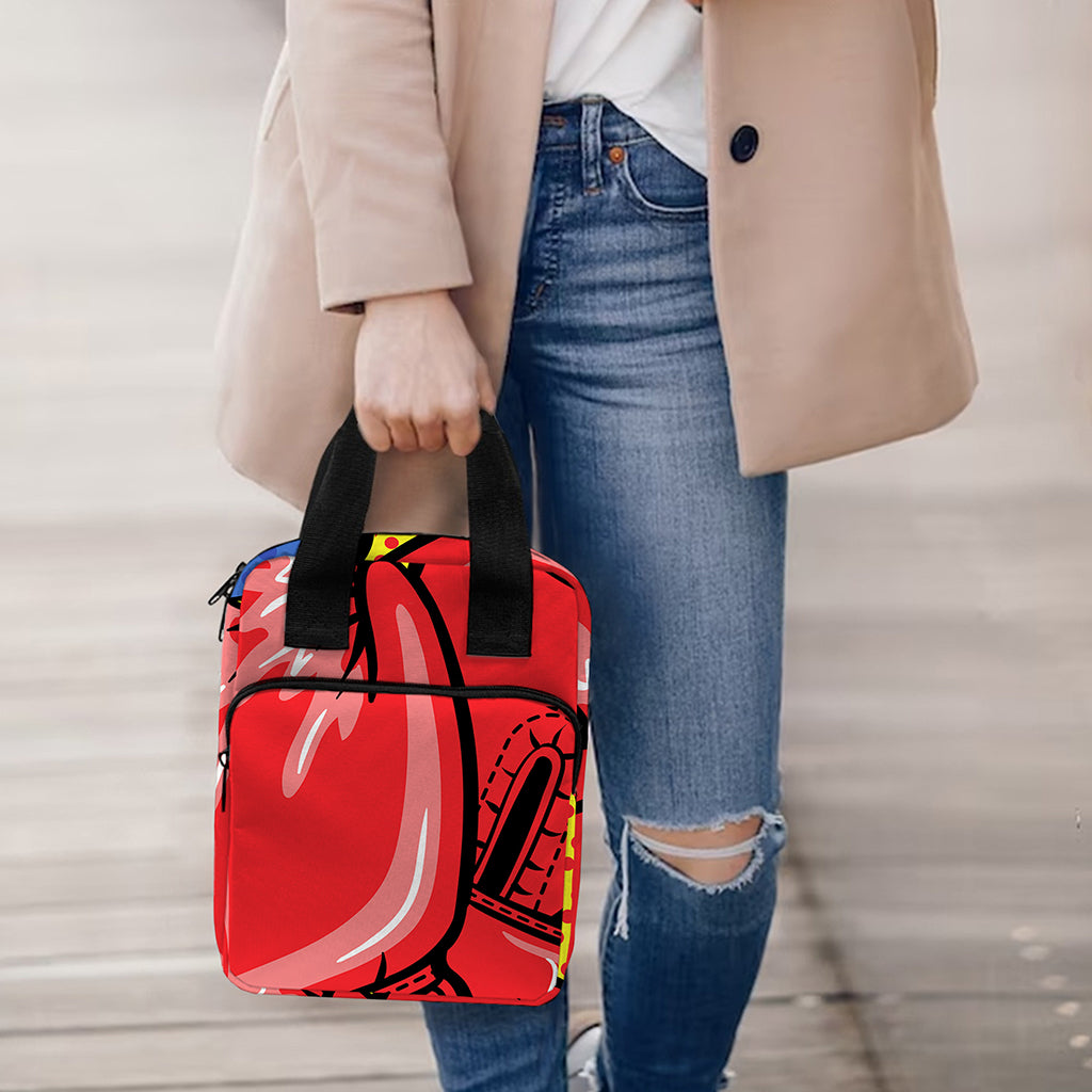 Pop Art Boxing Gloves Print Bible Tote Bag