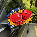 Pop Art Boxing Gloves Print Car Side Mirror Covers