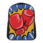 Pop Art Boxing Gloves Print Casual Backpack