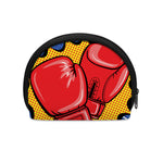 Pop Art Boxing Gloves Print Coin Purse