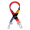 Pop Art Boxing Gloves Print Dog Seat Belt