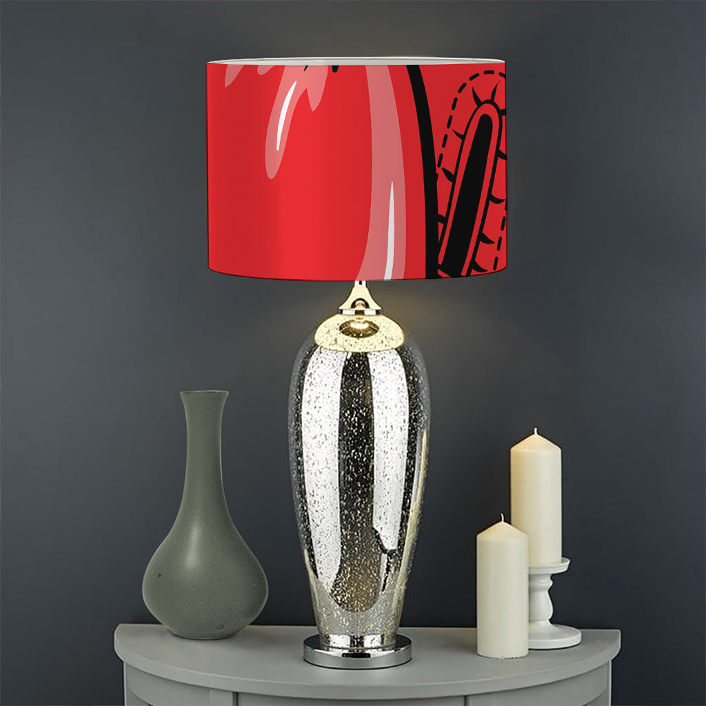 Pop Art Boxing Gloves Print Drum Lamp Shade