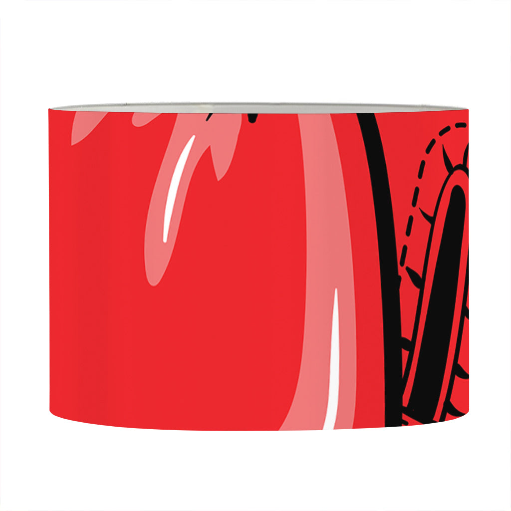 Pop Art Boxing Gloves Print Drum Lamp Shade