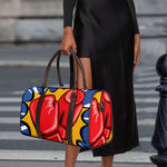 Pop Art Boxing Gloves Print Duffle Bag