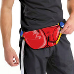 Pop Art Boxing Gloves Print Fanny Pack
