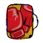 Pop Art Boxing Gloves Print Front Pocket Bible Bag