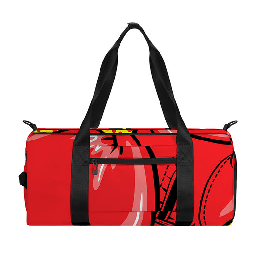 Pop Art Boxing Gloves Print Gym Bag