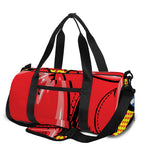 Pop Art Boxing Gloves Print Gym Bag