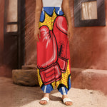 Pop Art Boxing Gloves Print Harem Pants