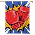 Pop Art Boxing Gloves Print House Flag
