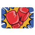 Pop Art Boxing Gloves Print Indoor Door Mat