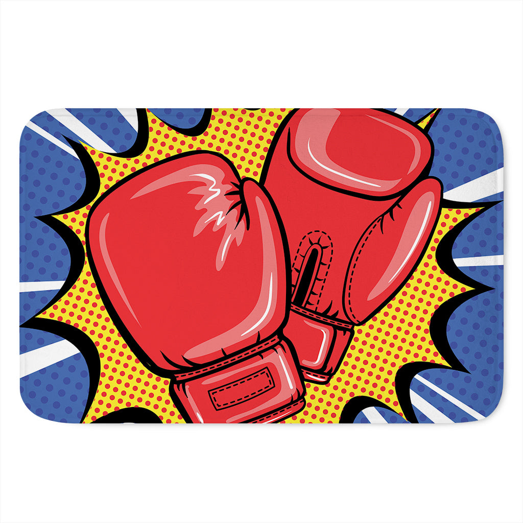 Pop Art Boxing Gloves Print Indoor Door Mat