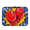 Pop Art Boxing Gloves Print Laptop Sleeve