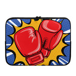 Pop Art Boxing Gloves Print Laptop Sleeve