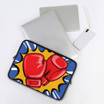 Pop Art Boxing Gloves Print Laptop Sleeve