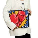 Pop Art Boxing Gloves Print Laptop Sleeve
