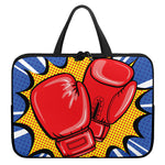 Pop Art Boxing Gloves Print Laptop Sleeve With Handle