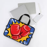 Pop Art Boxing Gloves Print Laptop Sleeve With Handle