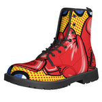 Pop Art Boxing Gloves Print Backpack