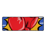 Pop Art Boxing Gloves Print Long Kitchen Mat