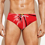 Pop Art Boxing Gloves Print Men's Swim Briefs