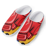 Pop Art Boxing Gloves Print Mesh Casual Shoes