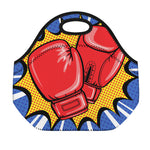 Pop Art Boxing Gloves Print Neoprene Lunch Bag
