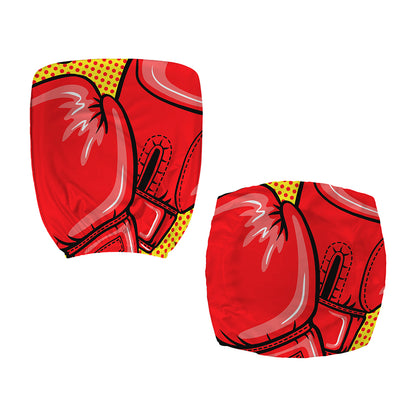 Pop Art Boxing Gloves Print Office Chair Cover