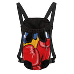 Pop Art Boxing Gloves Print Pet Carrier Backpack