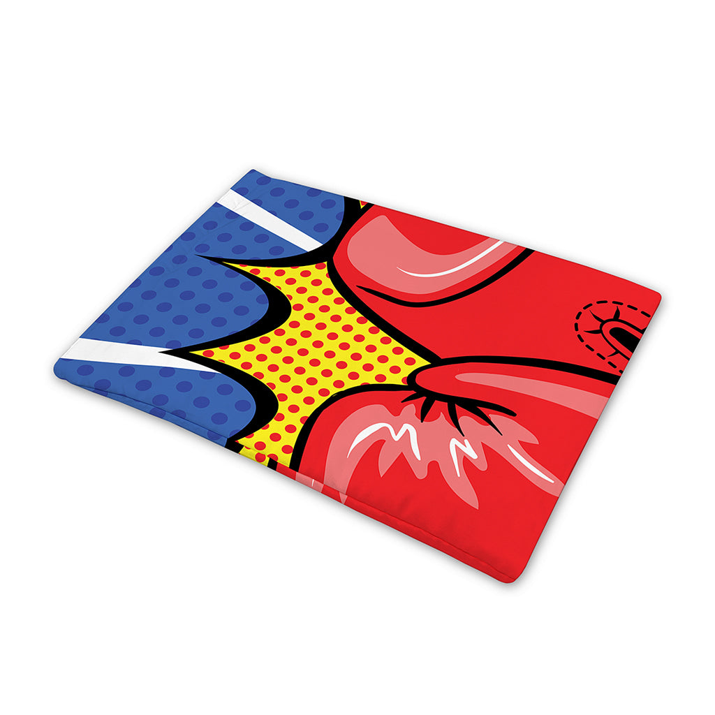 Pop Art Boxing Gloves Print Pet Cooling Mat Cover