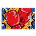 Pop Art Boxing Gloves Print Placemat