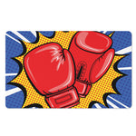 Pop Art Boxing Gloves Print Polyester Doormat