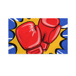 Pop Art Boxing Gloves Print Polyester Flag