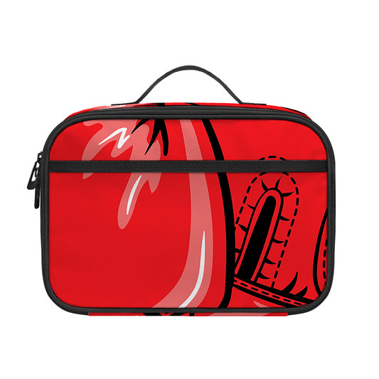Pop Art Boxing Gloves Print Portable Lunch Bag