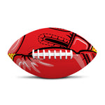 Pop Art Boxing Gloves Print Rugby Ball