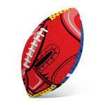 Pop Art Boxing Gloves Print Rugby Ball