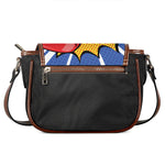 Pop Art Boxing Gloves Print Saddle Bag