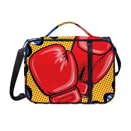 Pop Art Boxing Gloves Print Shoulder Strap Bible Bag