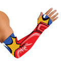 Pop Art Boxing Gloves Print Sun Protection Arm Sleeves
