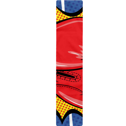 Pop Art Boxing Gloves Print Table Runner