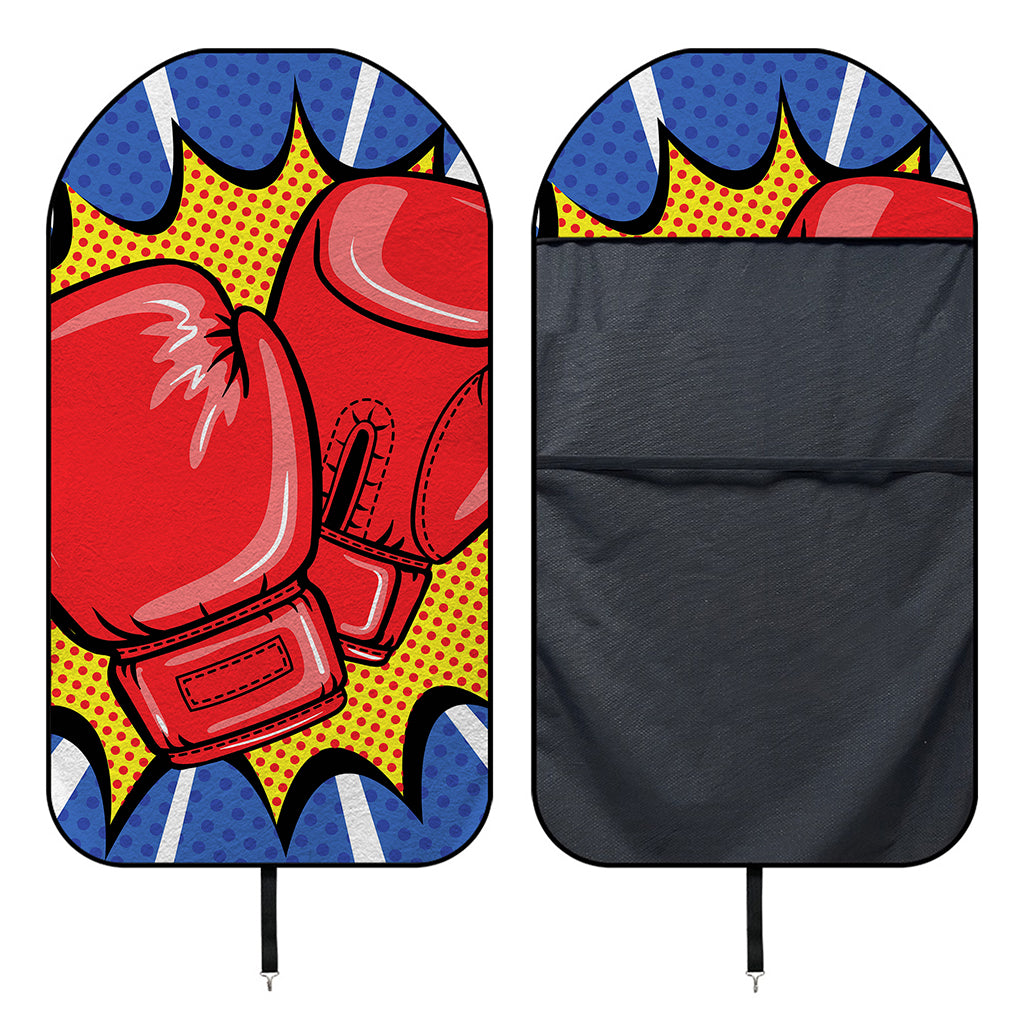 Pop Art Boxing Gloves Print Waterproof Car Seat Cover