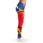 Pop Art Boxing Gloves Print Women's Leggings