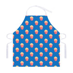 Popcorn Box Pattern Print Adjustable Apron