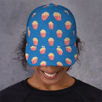 Popcorn Box Pattern Print Baseball Cap