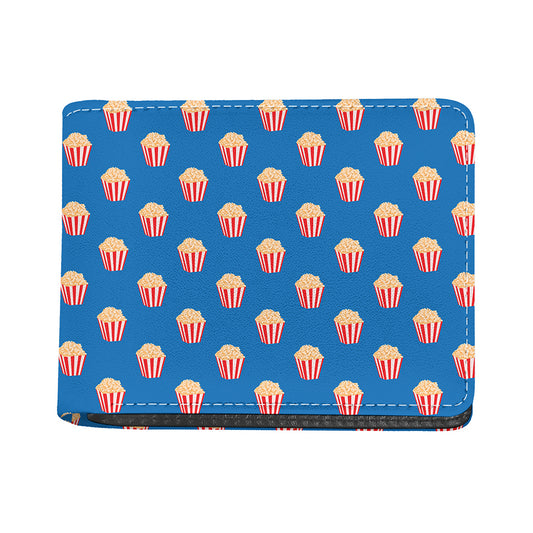 Popcorn Box Pattern Print Bifold Wallet