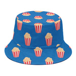 Popcorn Box Pattern Print Bucket Hat