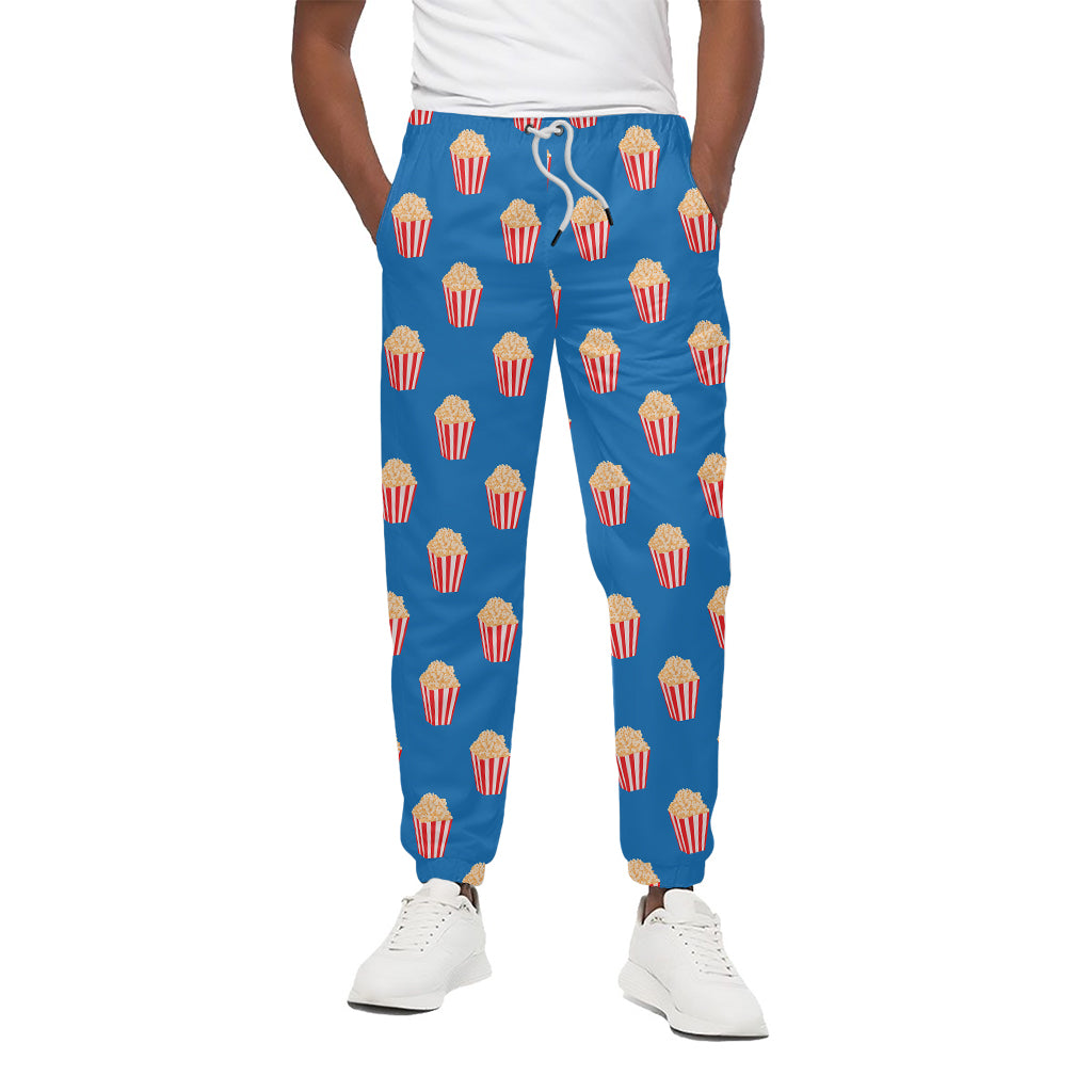 Popcorn Box Pattern Print Cotton Pants