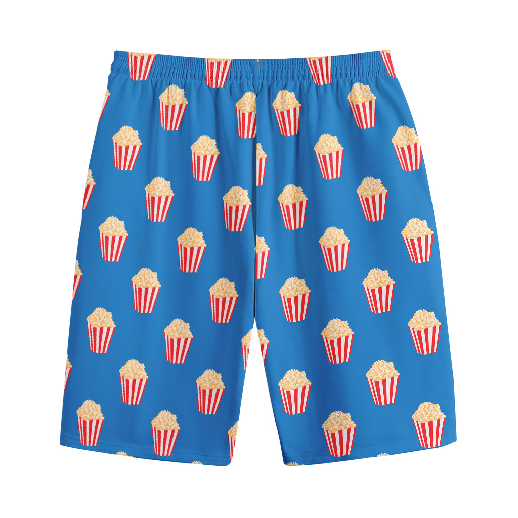 Popcorn Box Pattern Print Cotton Shorts